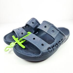 Crocs Baya Slide Sandals Navy Men’s 8 Women’s 10 Tried On With Tags